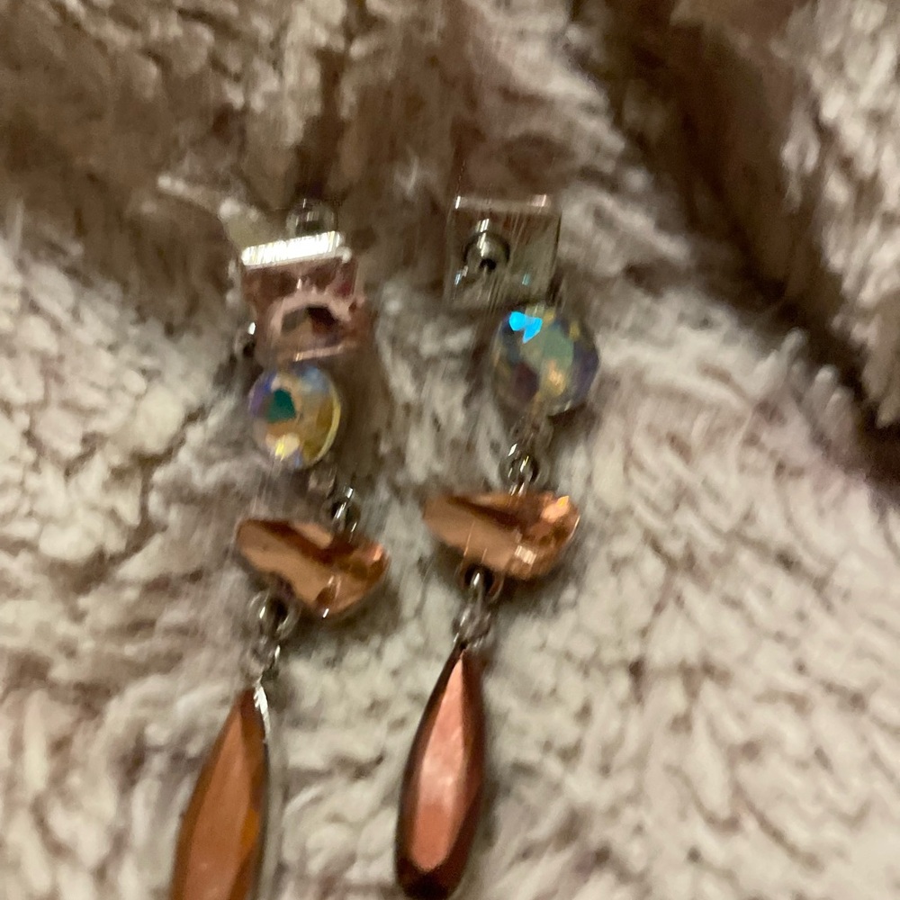 Elegant Crystal Drop Earrings